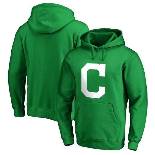 Men's Cleveland Indians Fanatics Branded Kelly Green St. Patrick's Day White Logo Pullover Hoodie,We sell and wholesale Men's Cleveland Indians Fanatics Branded Kelly Green St. Patrick's Day White Logo Pullover Hoodie on line form chian!